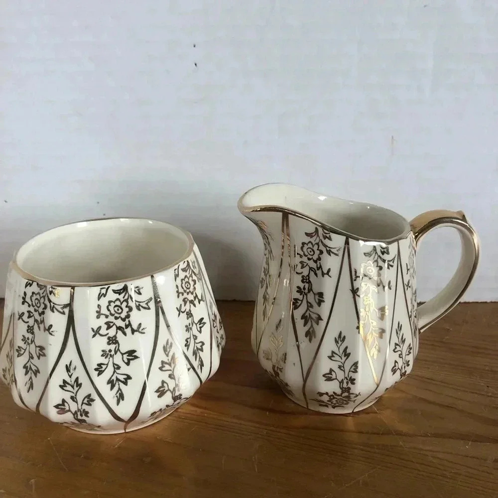 Vtg Sadler England Cream and Sugar - Picture 3 of 7